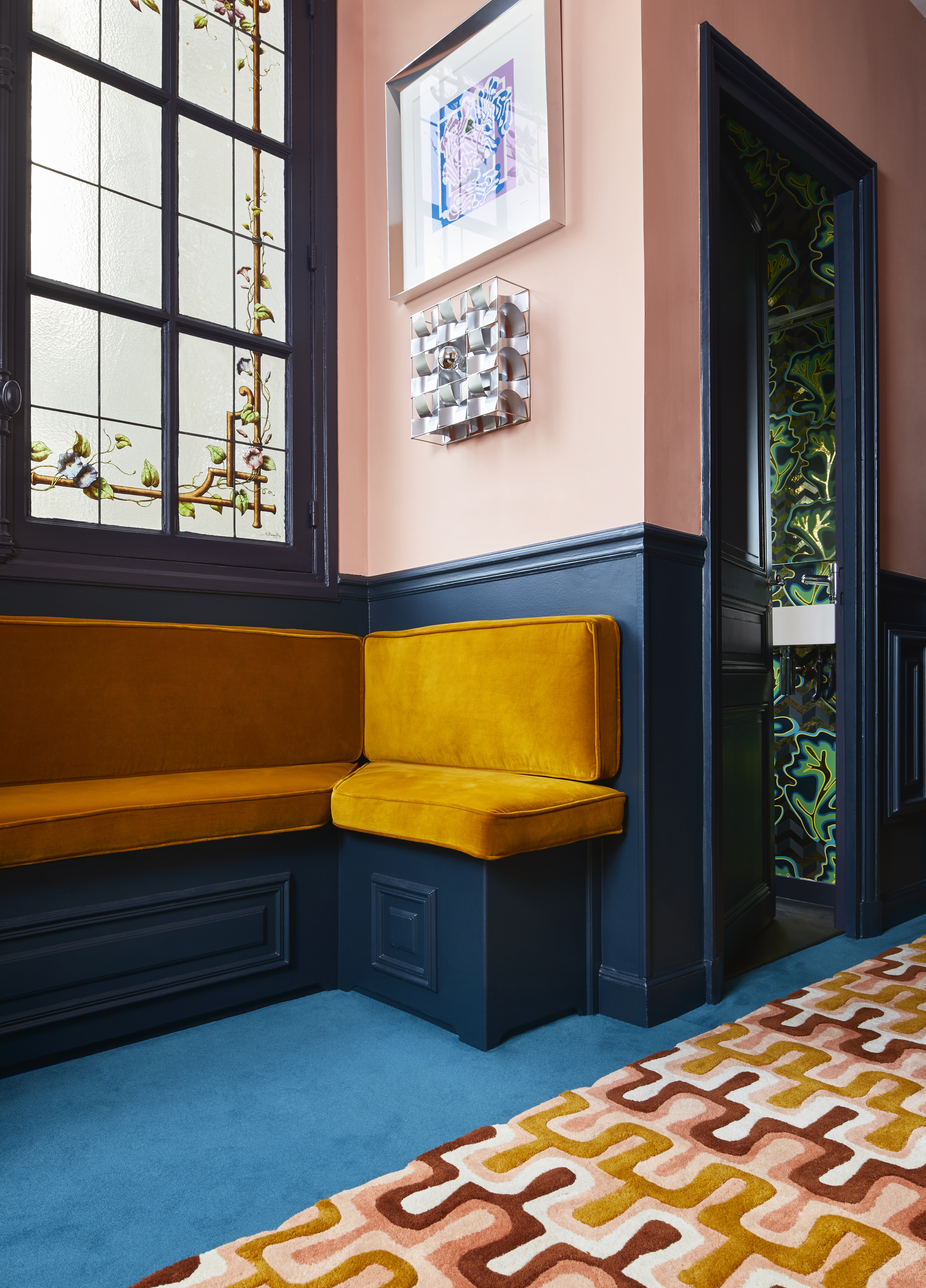 Rouge Absolu - Célia Lobo - Interior - Design - Interior Design - Decor - Home - Decoração - Palms - Wallpaper - Papel de parede - Papier-peint - Pop - Colors - Design - Cores - Print Design - Textile Design - Têxtil Design - Estampados - Pattern - Imprimés - Rugs - Tapis - Tapetes - Cushions - Coussins - Almofadas - Luxe