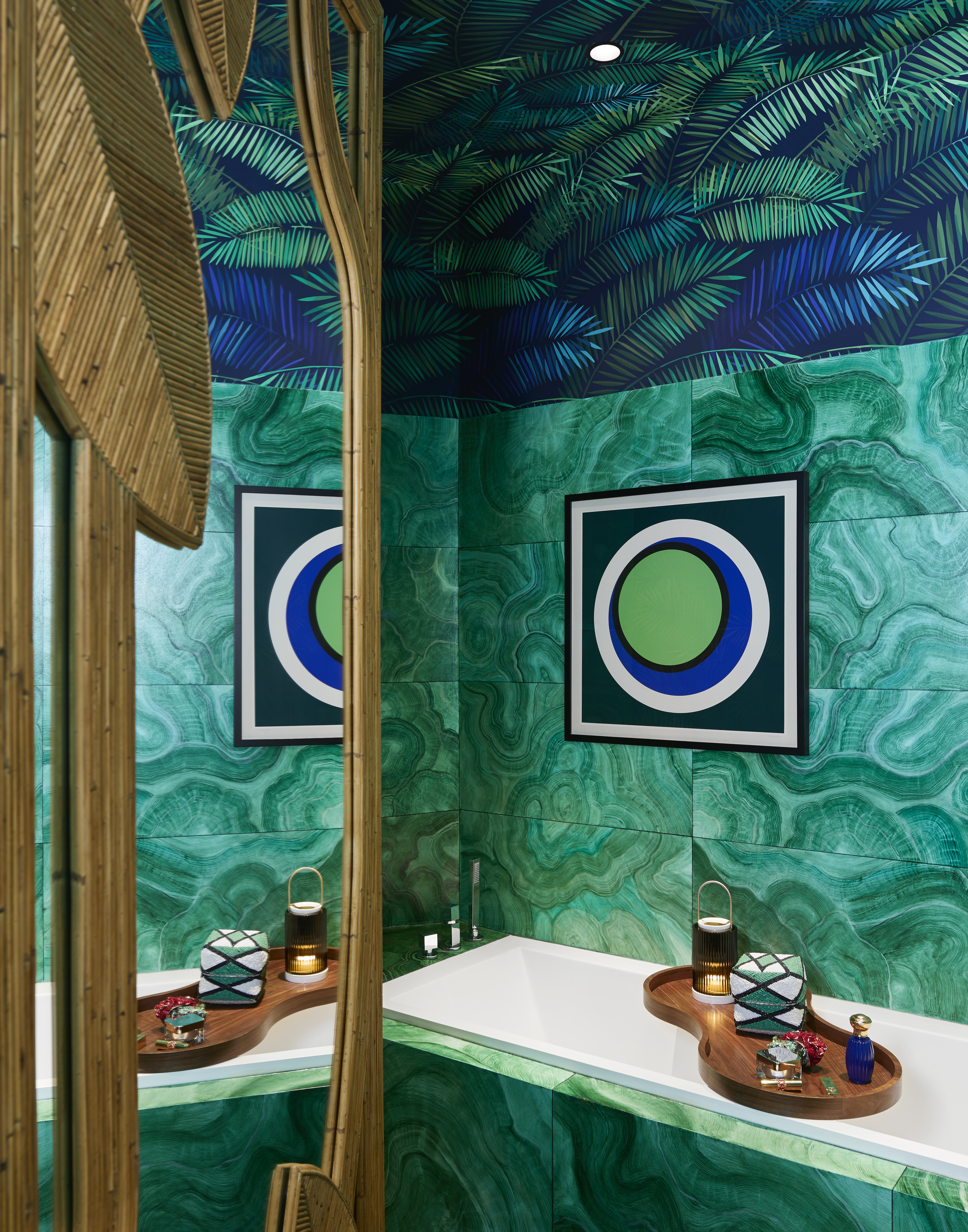 Rouge Absolu - Célia Lobo - Interior - Design - Interior Design - Decor - Home - Decoração - Palms - Wallpaper - Papel de parede - Papier-peint - Pop - Colors - Design - Cores - Print Design - Textile Design - Têxtil Design - Estampados - Pattern - Imprimés