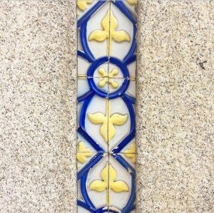 Azulejos - White - Blue - Yellow - Porto