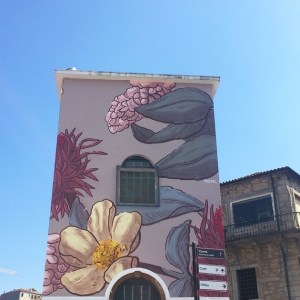 Street Art - Pastel - Porto - Flowers - Art
