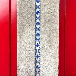 Azulejos - White - Blue - Red