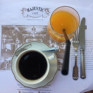 Breakfast - Café Majestic - Porto - Coffee - Orange