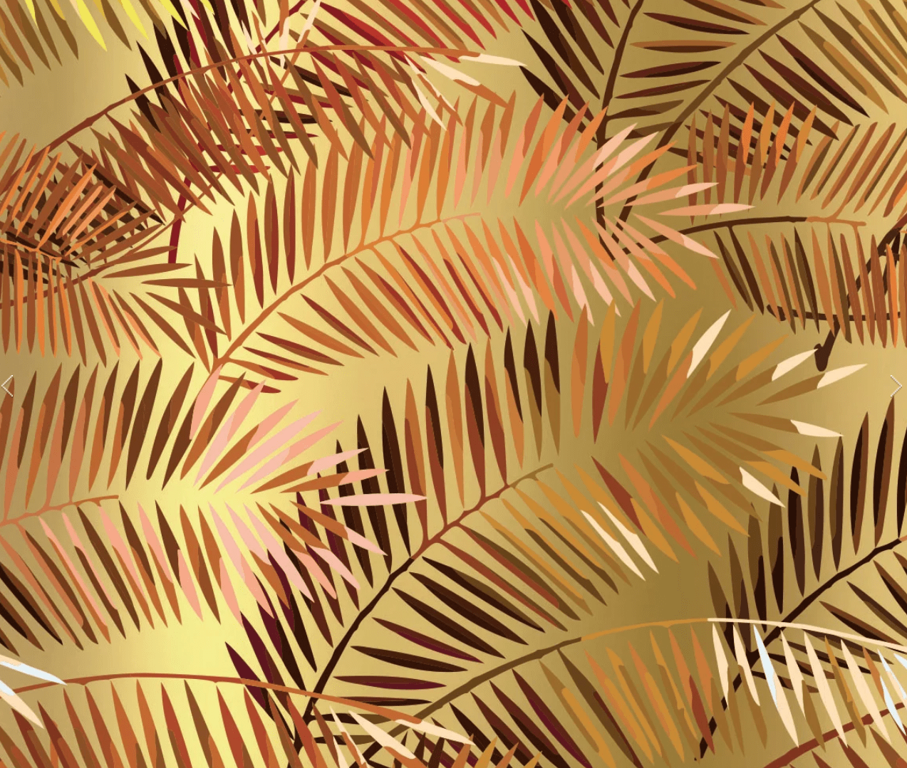 Rouge Absolu - Célia Lobo - Palms - Interior - Design - Interior Design - Decor - Home - Decoração - Wallpaper - Papel de parede - Papier-peint - Pop - Colors - Design - Cores - Print Design - Textile Design - Têxtil Design - Estampados - Pattern - Imprimés - Gold - Ouro - Or - Luxe