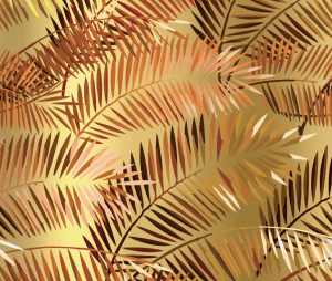 Rouge Absolu - Célia Lobo - Palms - Interior - Design - Interior Design - Decor - Home - Decoração - Wallpaper - Papel de parede - Papier-peint - Pop - Colors - Design - Cores - Print Design - Textile Design - Têxtil Design - Estampados - Pattern - Imprimés - Gold - Ouro - Or - Luxe