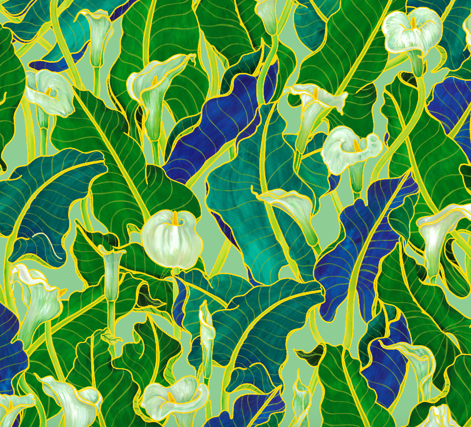 Weronika Anna Rosa - Célia Lobo - Interior - Design - Interior Design - Decor - Home - Decoração - Wallpaper - Papel de parede - Papier-peint - Tissus - Textile - Tecido - Pop - Colors - Design - Cores - Print Design - Textile Design - Têxtil Design - Estampados - Pattern - Imprimés - Flower - Flor - Luxe