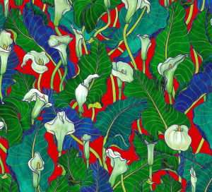 Weronika Anna Rosa - Célia Lobo - Interior - Design - Interior Design - Decor - Home - Decoração - Wallpaper - Papel de parede - Papier-peint - Tissus - Textile - Tecido - Pop - Colors - Design - Cores - Print Design - Textile Design - Têxtil Design - Estampados - Pattern - Imprimés - Flower - Flor - Luxe