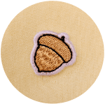 Célia Lobo - BOLOTA - Gold, Black and White Embroidery