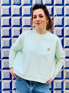 Célia Lobo - Sweat BOLOTA Mint - 100% Organic Cotton