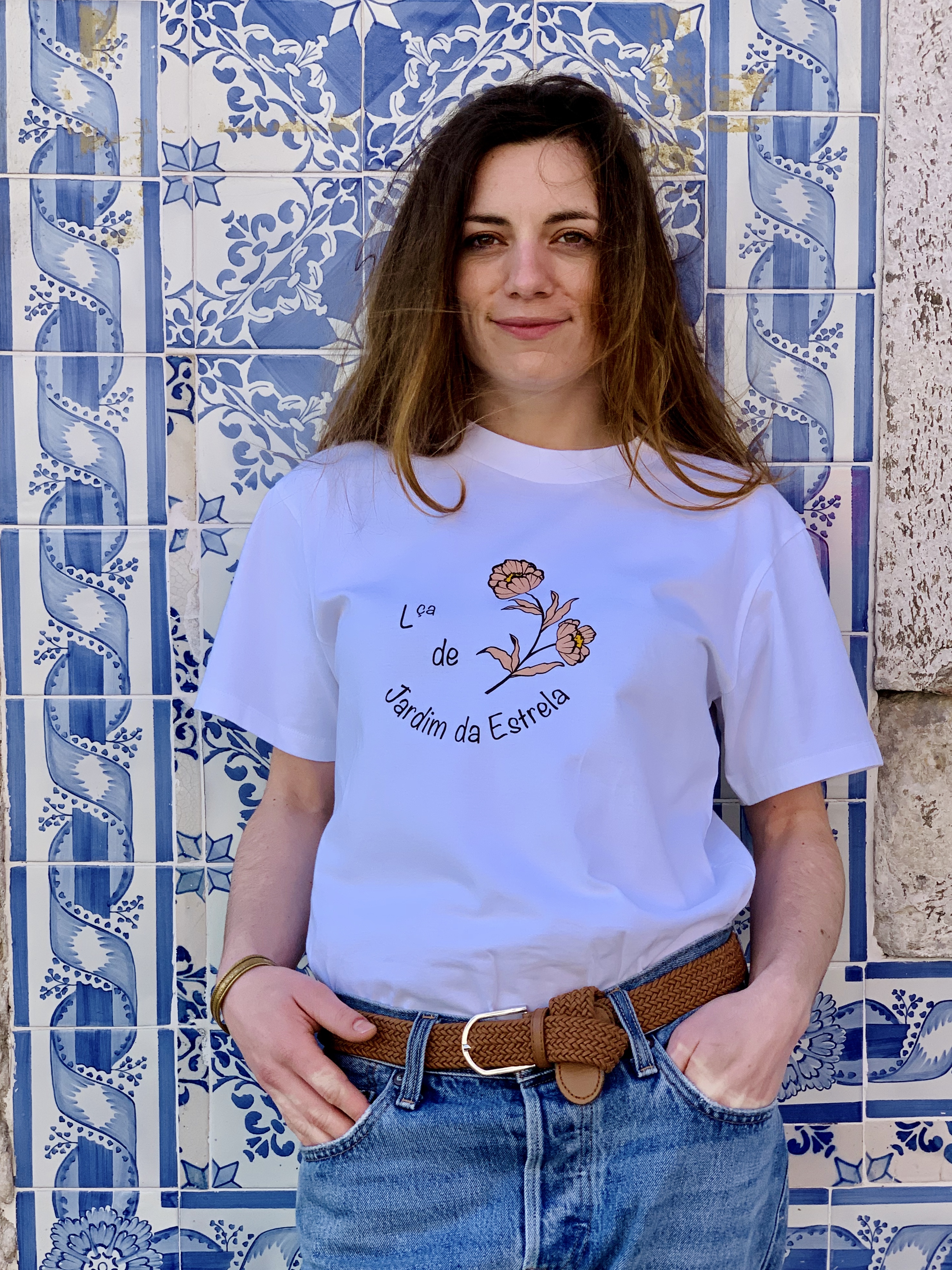 Célia Lobo - T-Shirt JARDIM DA ESTRELA - 100% Organic Cotton