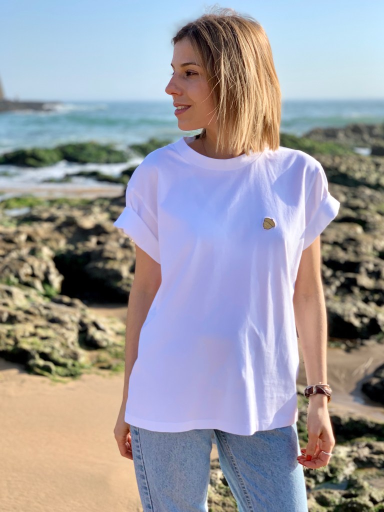 Célia Lobo - T-Shirt BOLOTA White - 100% Organic Cotton