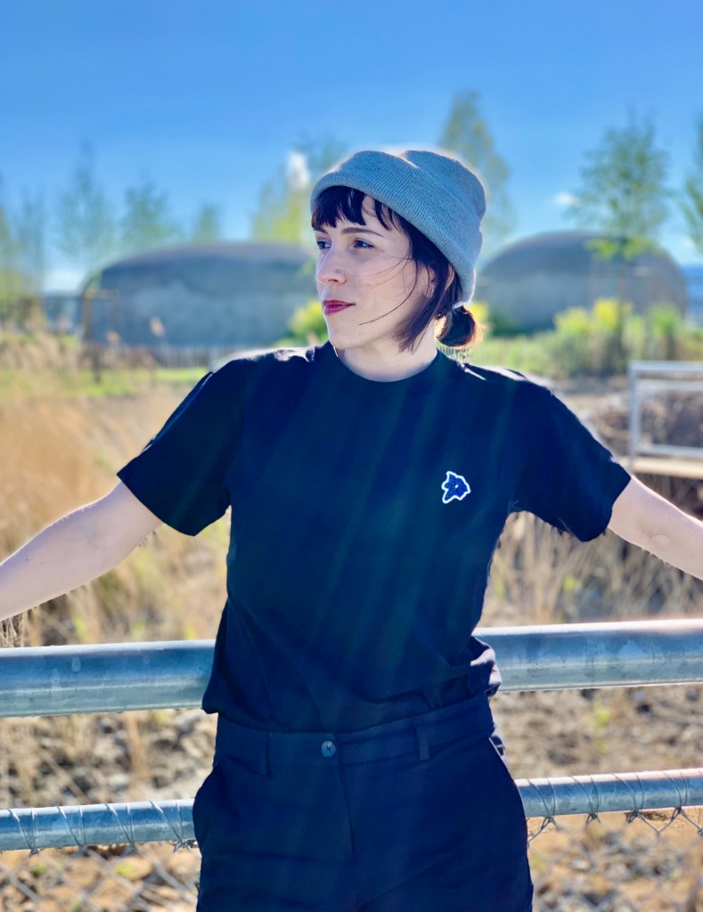 T-Shirt Gentiane - Black - 100% Organic Cotton