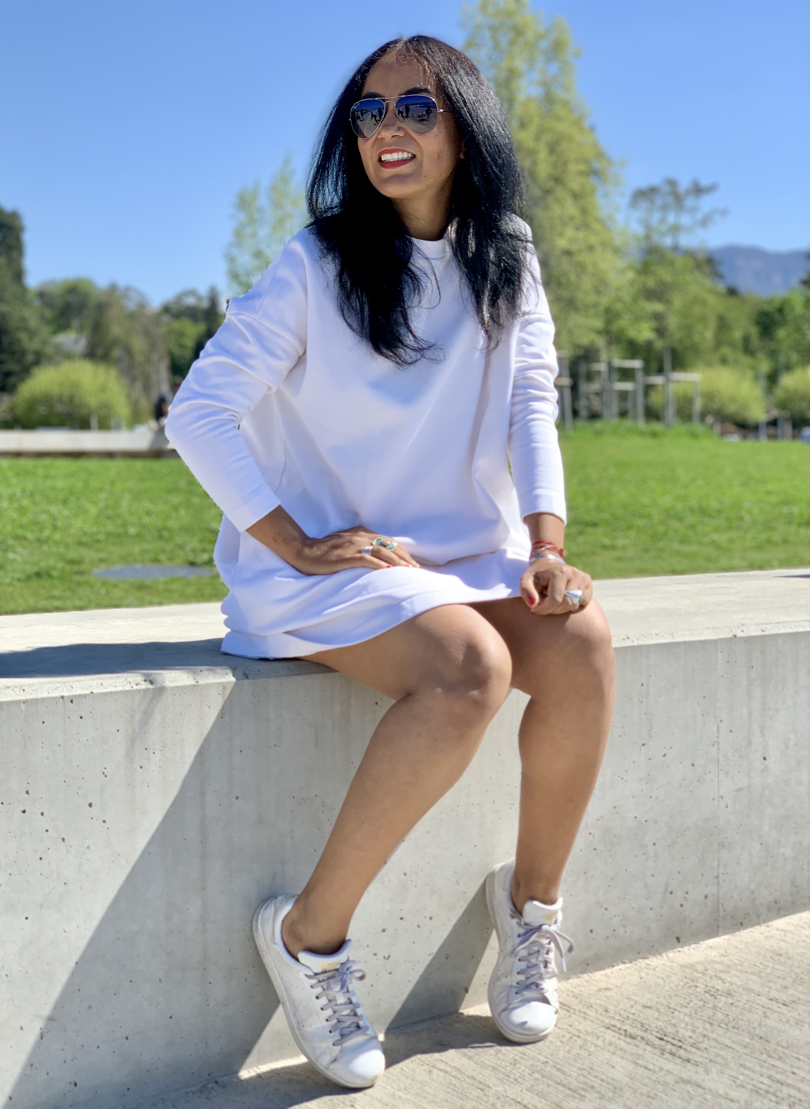 Dress EDELWEISS - Creme - 100% Organic Cotton