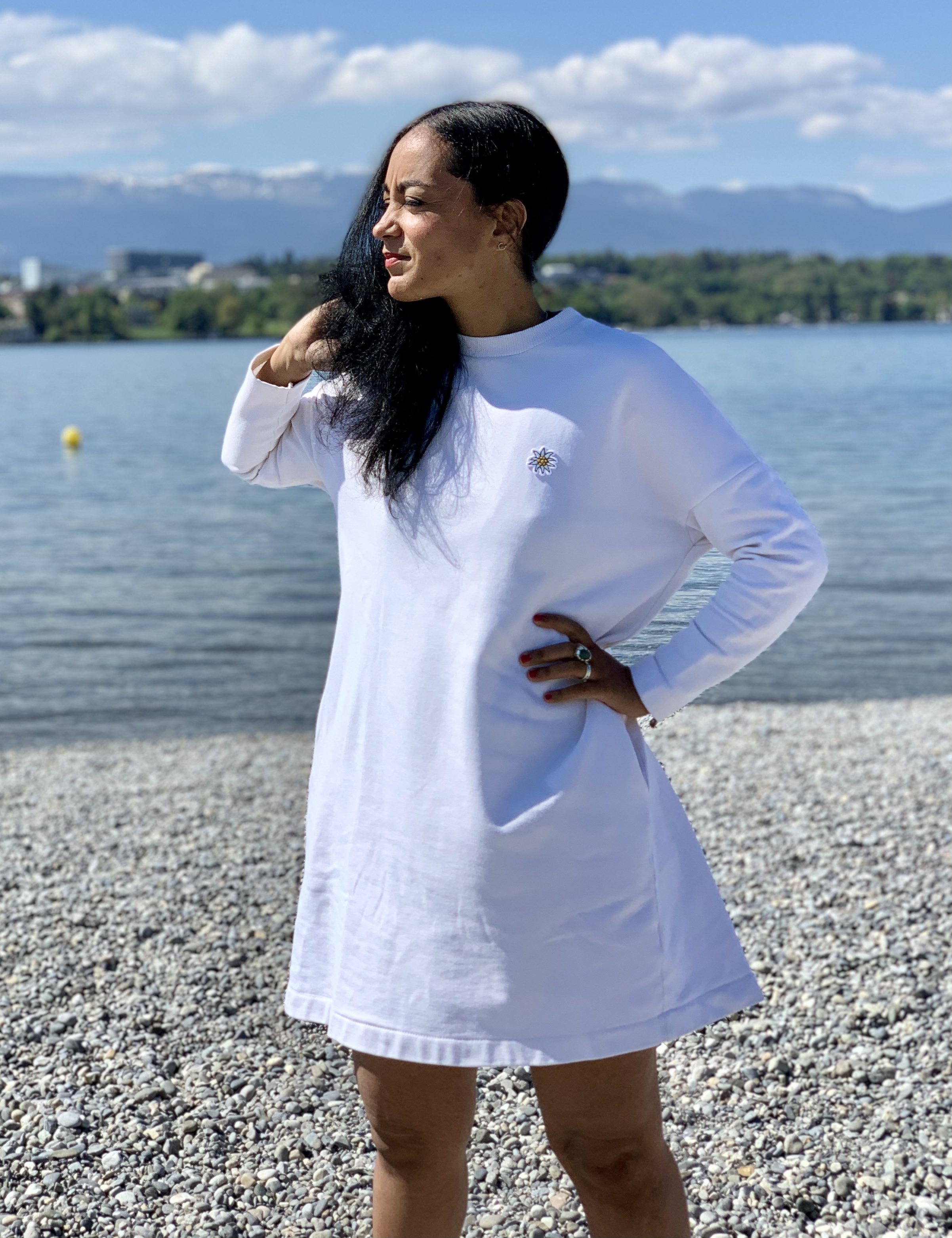 Dress EDELWEISS - Creme - 100% Organic Cotton