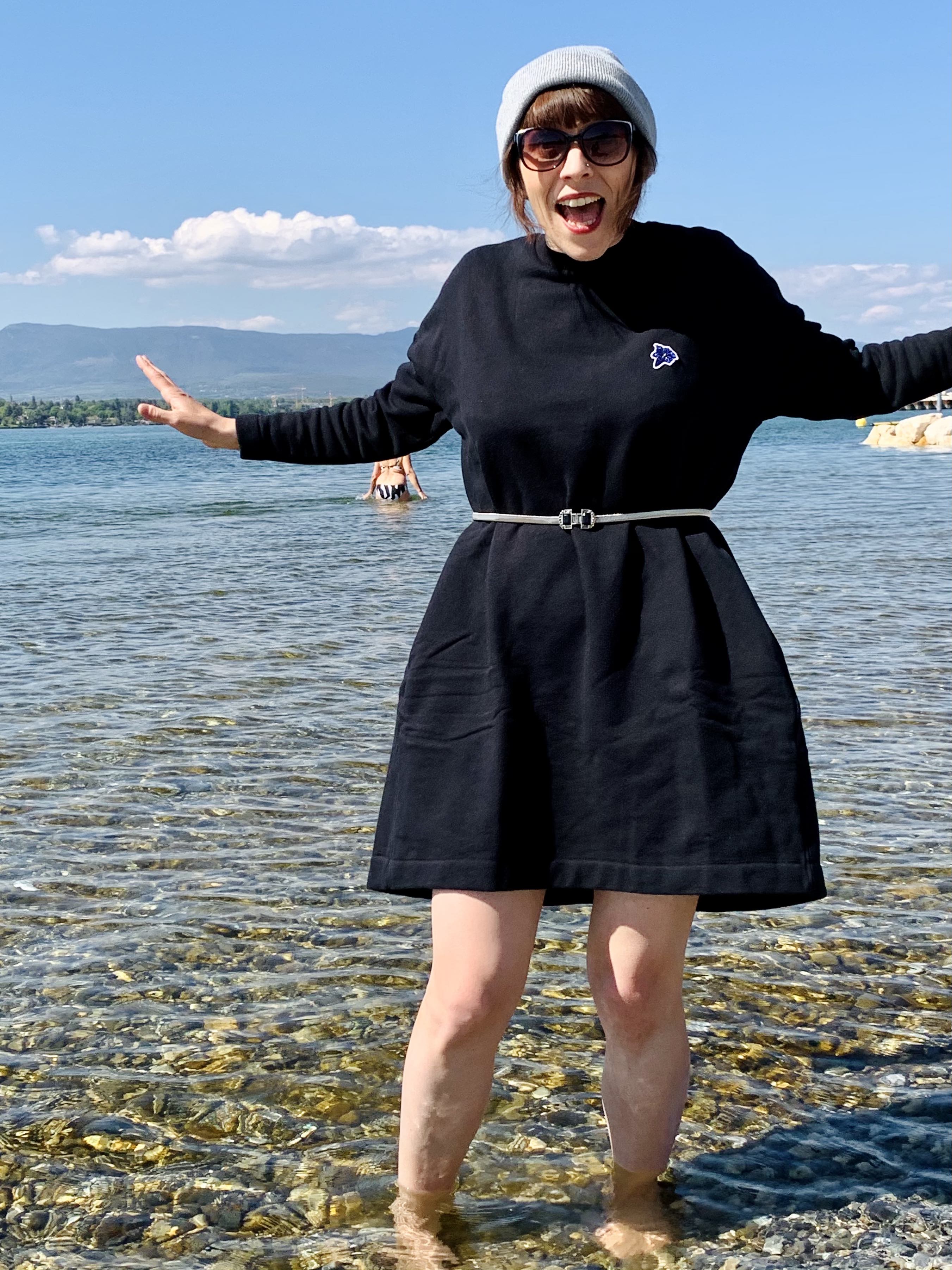 Dress GENTIANE - Black - 100% Organic Cotton