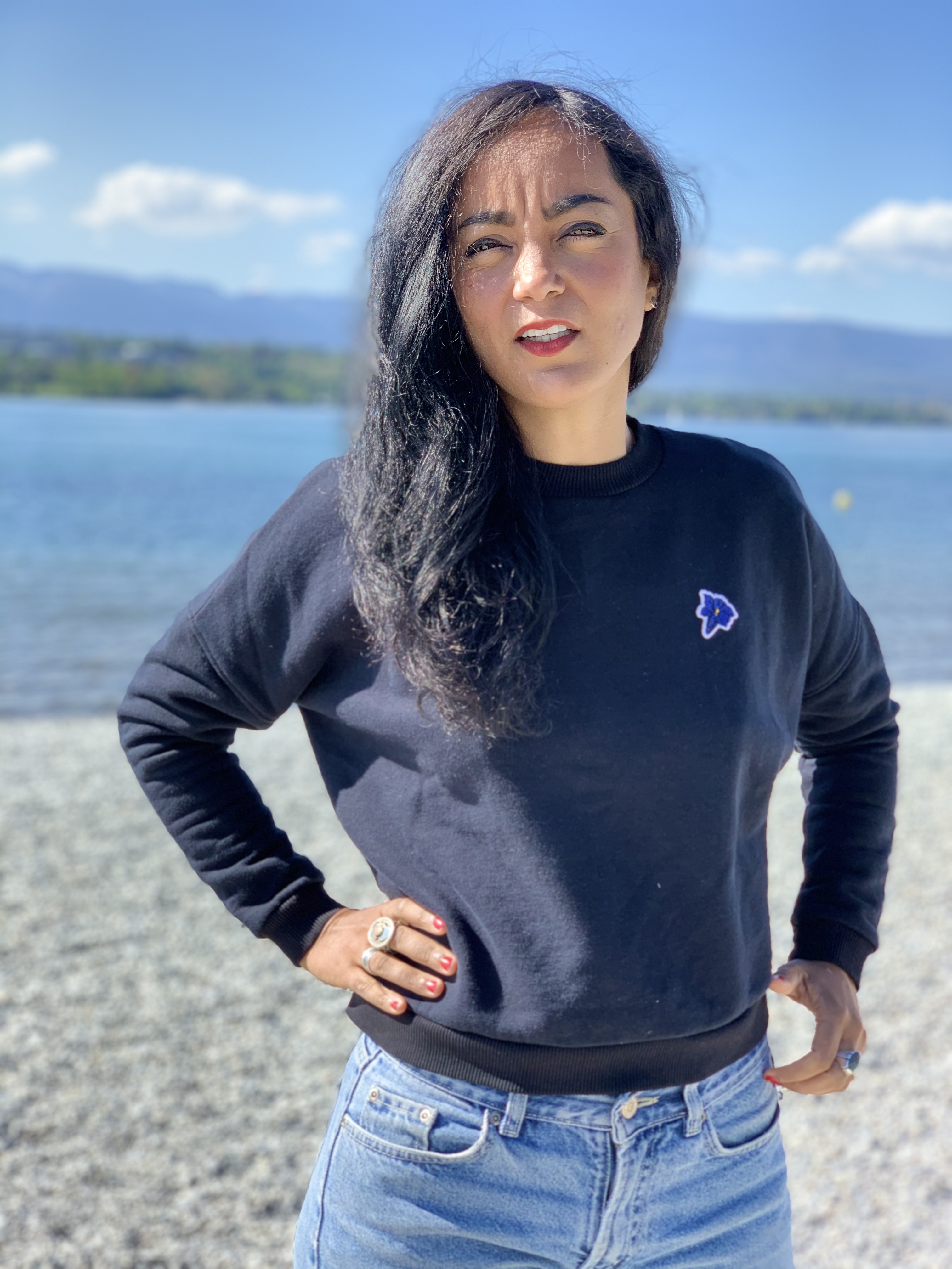 Sweat GENTIANE - Black - 100% Organic Cotton