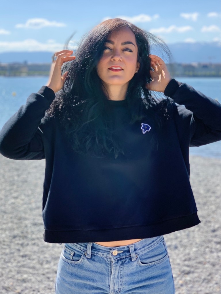 Sweat GENTIANE - Black - 100% Organic Cotton