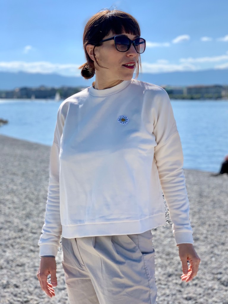 Sweat EDELWEISS - Creme - 100% Organic Cotton