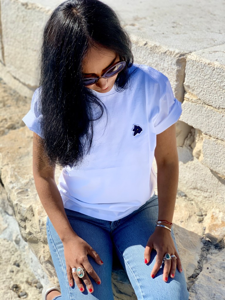 T-Shirt Gentiane –&nbsp;White