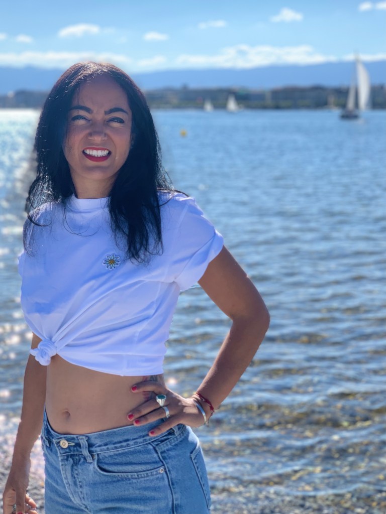 T-Shirt EDELWEISS - White - 100% Organic Cotton